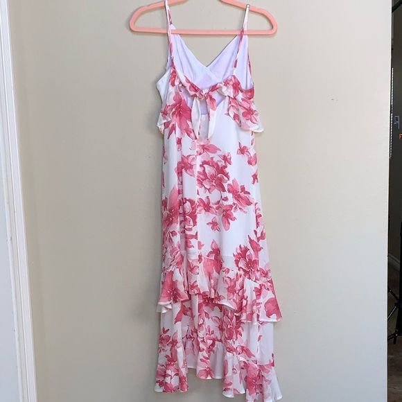 IF
BY SEA| Pink & White Floral Dress - Picture 4 of 5